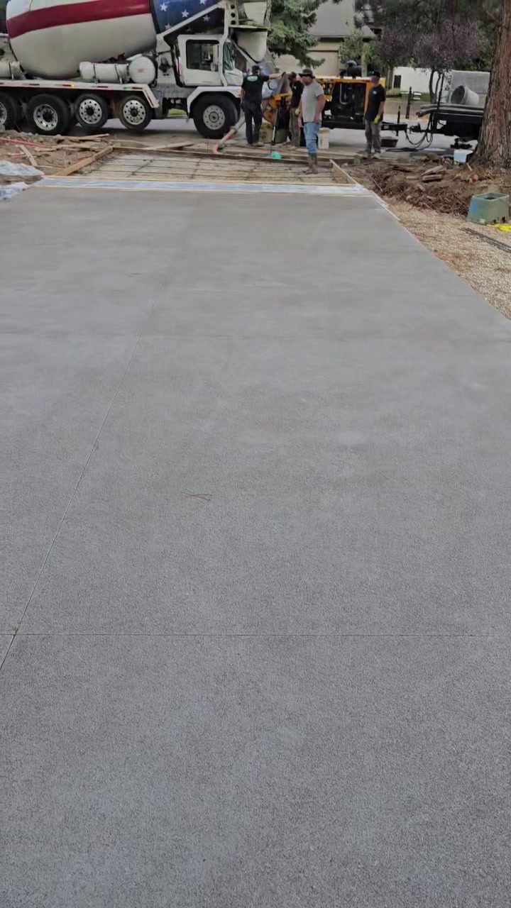 Prepared grade and new concrete flatwork, Cottonwood Heights